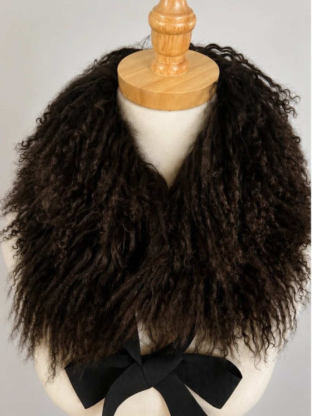 J Crew Mongolian Fur Muffler